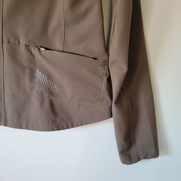 Columbia Titanium Omni-Shield Softshell Jacket – Women’s XS Taupe Brown Zip - Picture 8 of 11